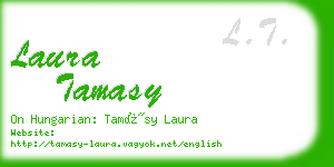 laura tamasy business card
